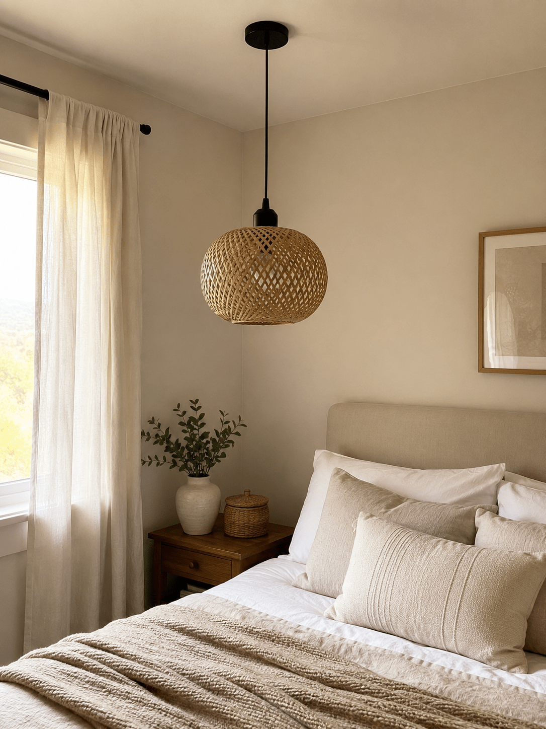 Kago | Woven Rattan Pendant Light - Luma House