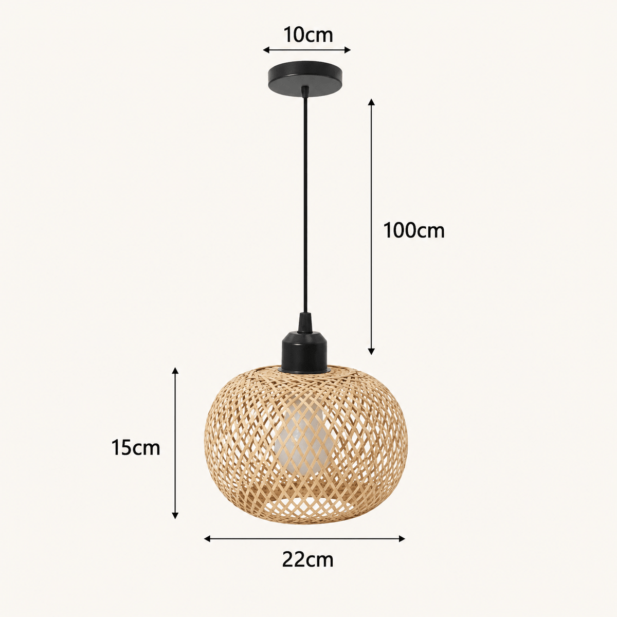Kago | Woven Rattan Pendant Light - Luma House