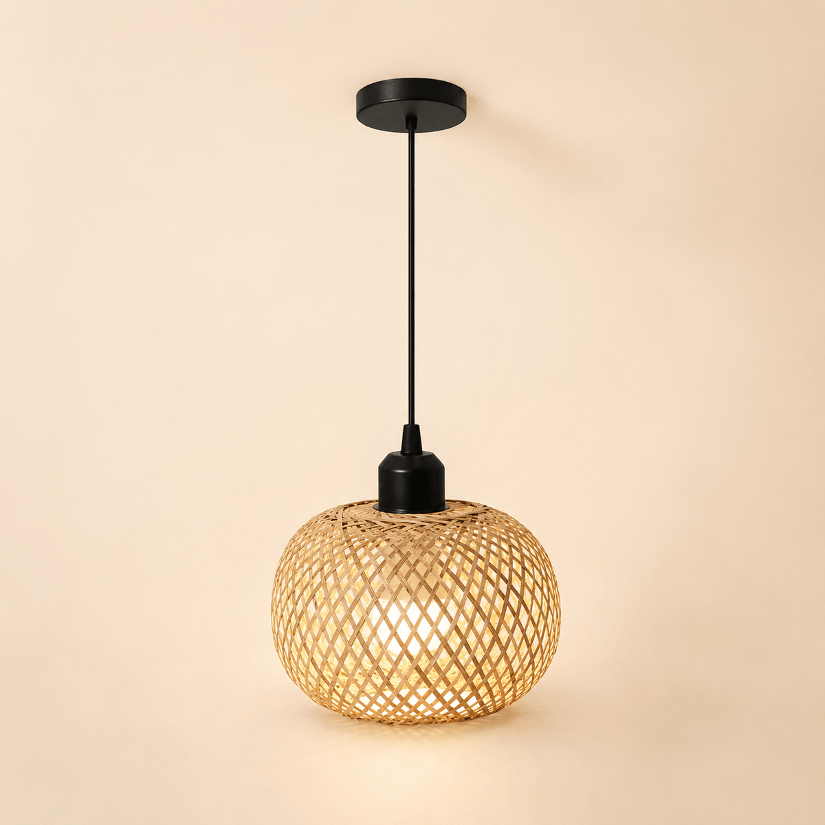 Kago | Woven Rattan Pendant Light - Luma House