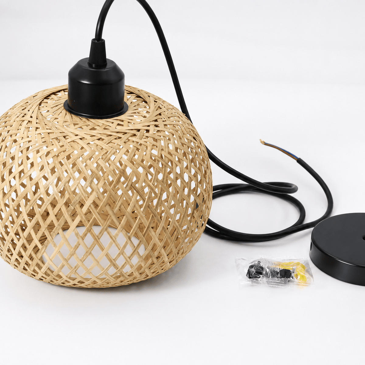 Kago | Woven Rattan Pendant Light - Luma House