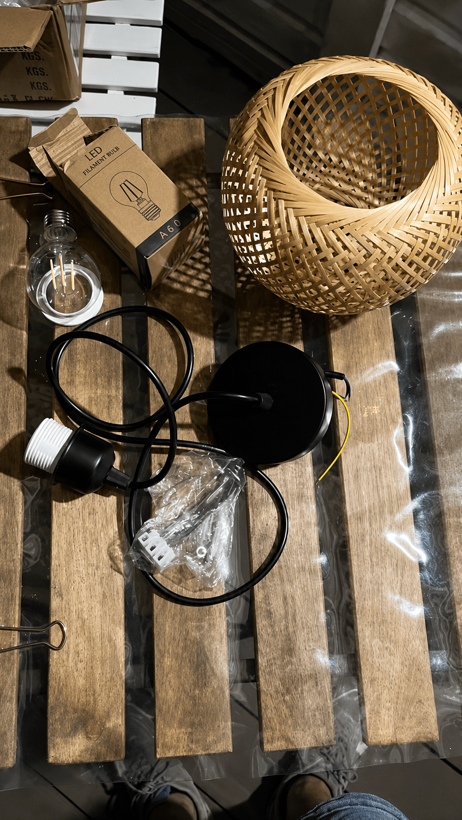 Kago | Woven Rattan Pendant Light - Luma House