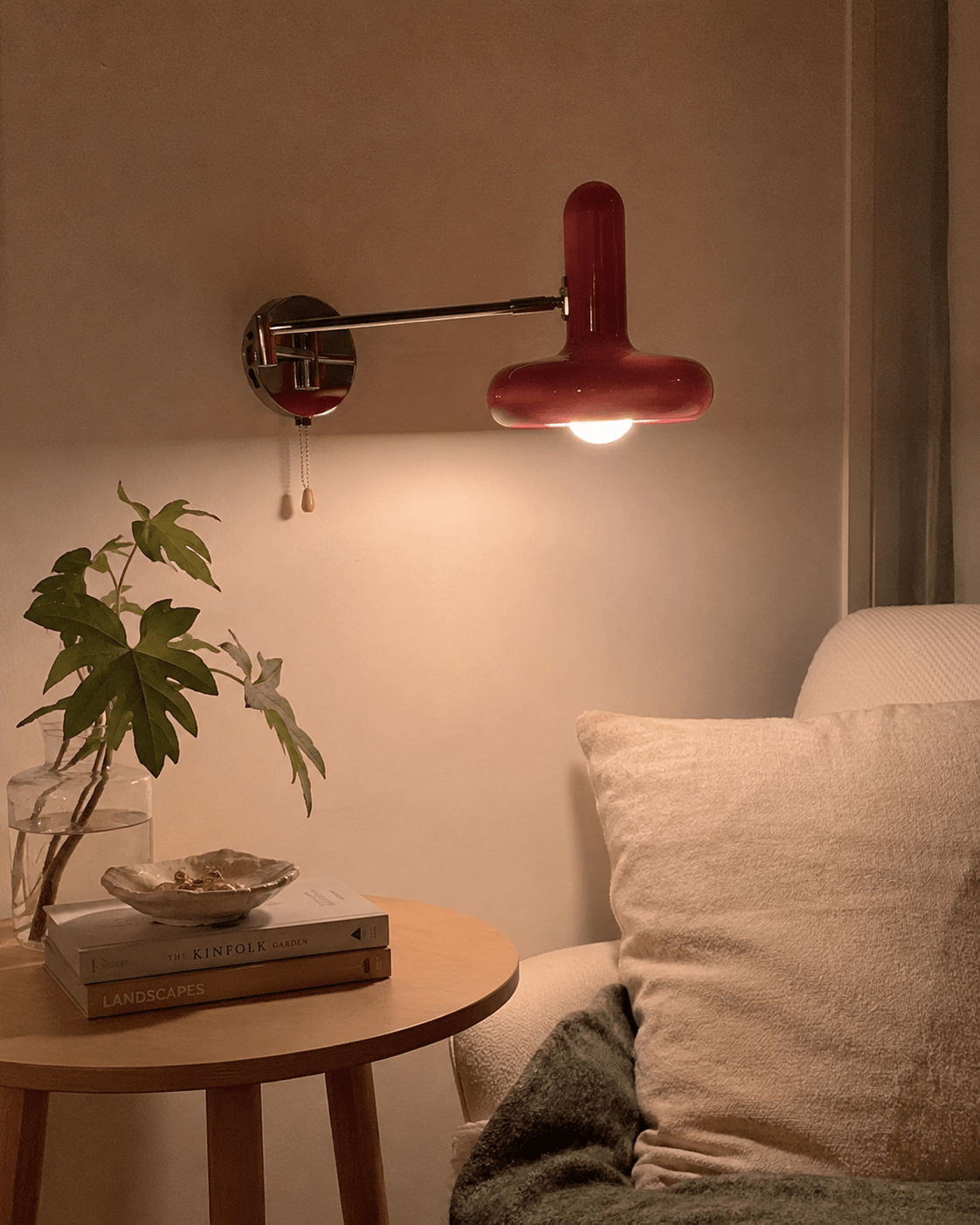 Leva | Swing Arm Wall Lamp Adjustable Reading Bedside Sconce - Luma House
