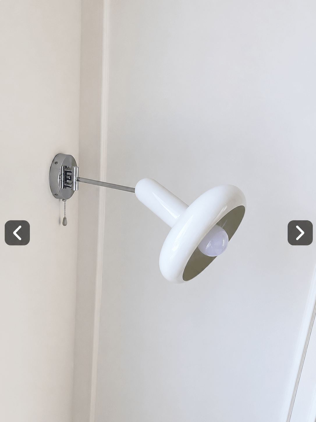 Leva | Swing Arm Wall Lamp Adjustable Reading Bedside Sconce - Luma House