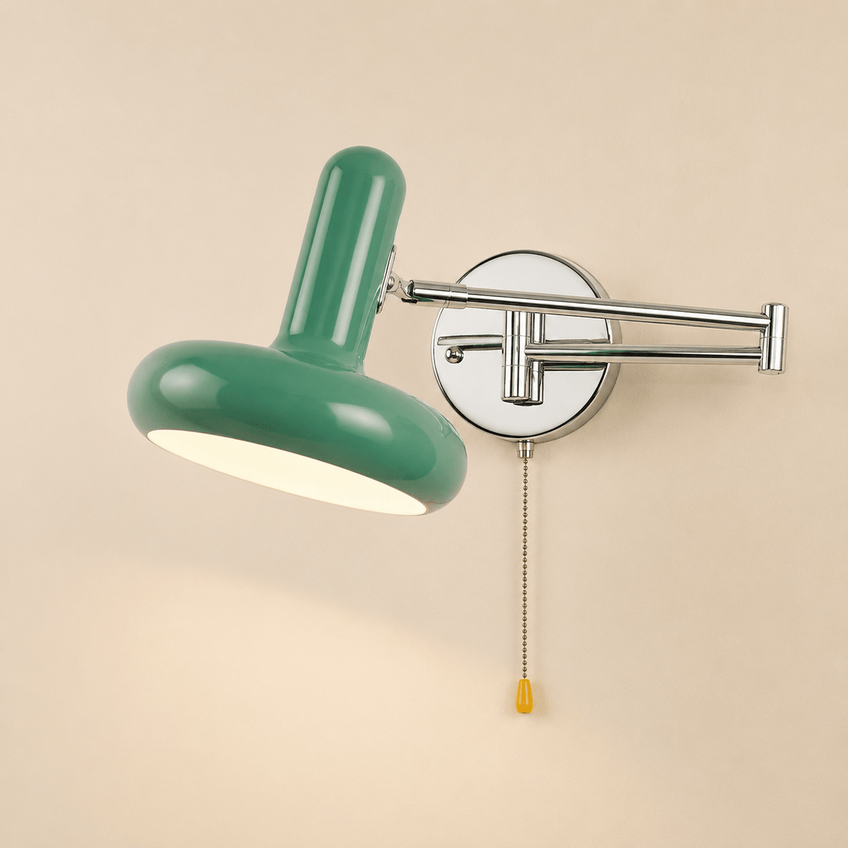 Leva | Swing Arm Wall Lamp Adjustable Reading Bedside Sconce - Luma House