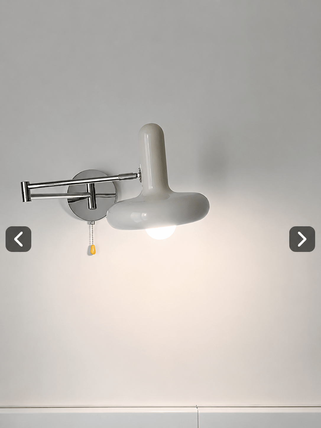 Leva | Swing Arm Wall Lamp Adjustable Reading Bedside Sconce - Luma House