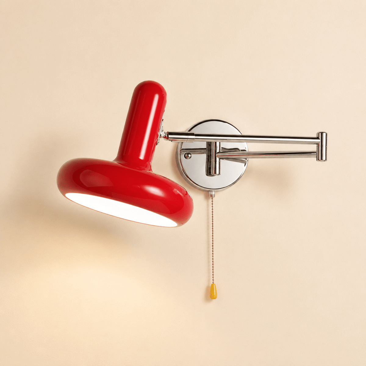 Leva | Swing Arm Wall Lamp Adjustable Reading Bedside Sconce - Luma House