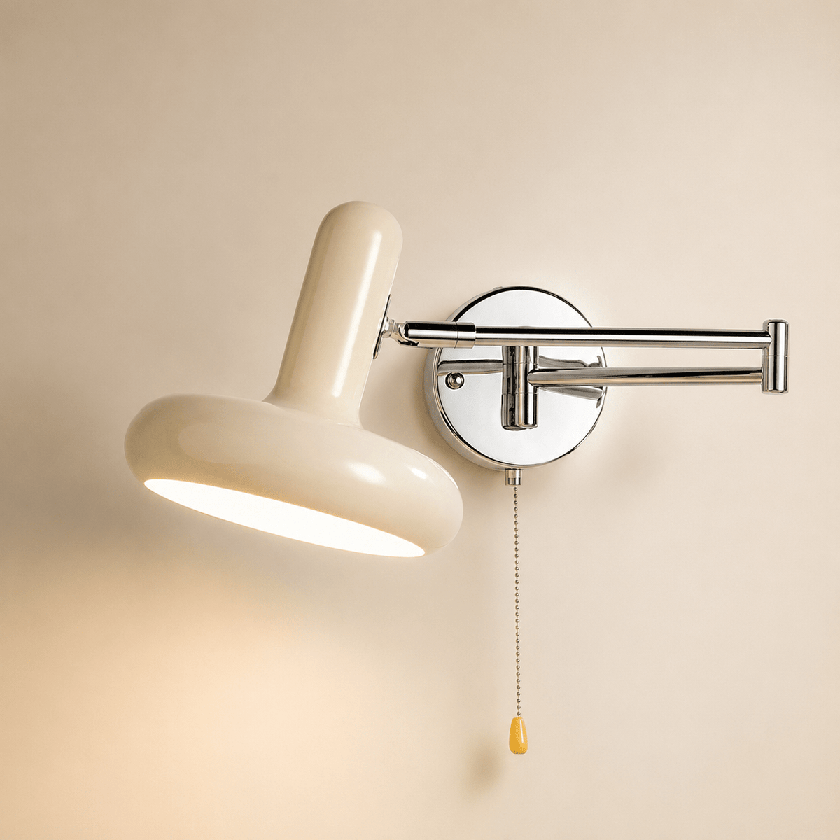 Leva | Swing Arm Wall Lamp Adjustable Reading Bedside Sconce - Luma House