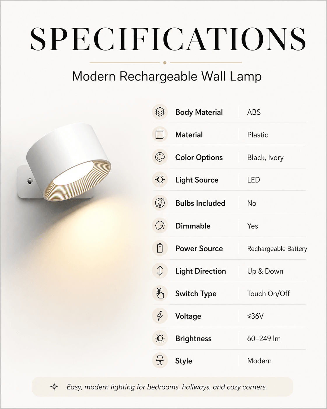 Luma | Magnetic Wall Light - Luma House