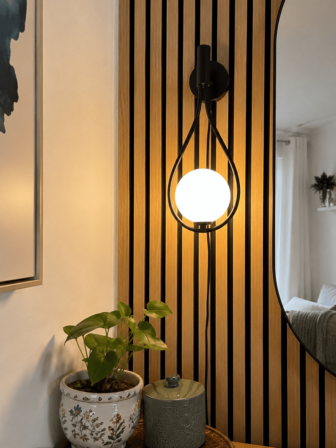 Luna |Drop Glass Ball LED Wall Sconce - Luma House