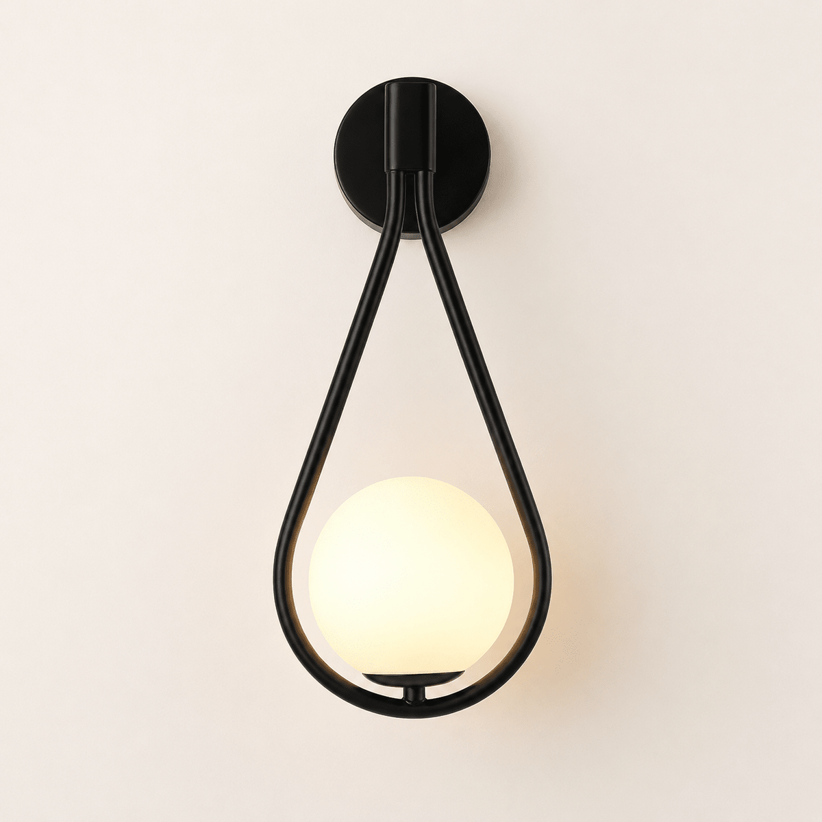 Luna |Drop Glass Ball LED Wall Sconce - Luma House