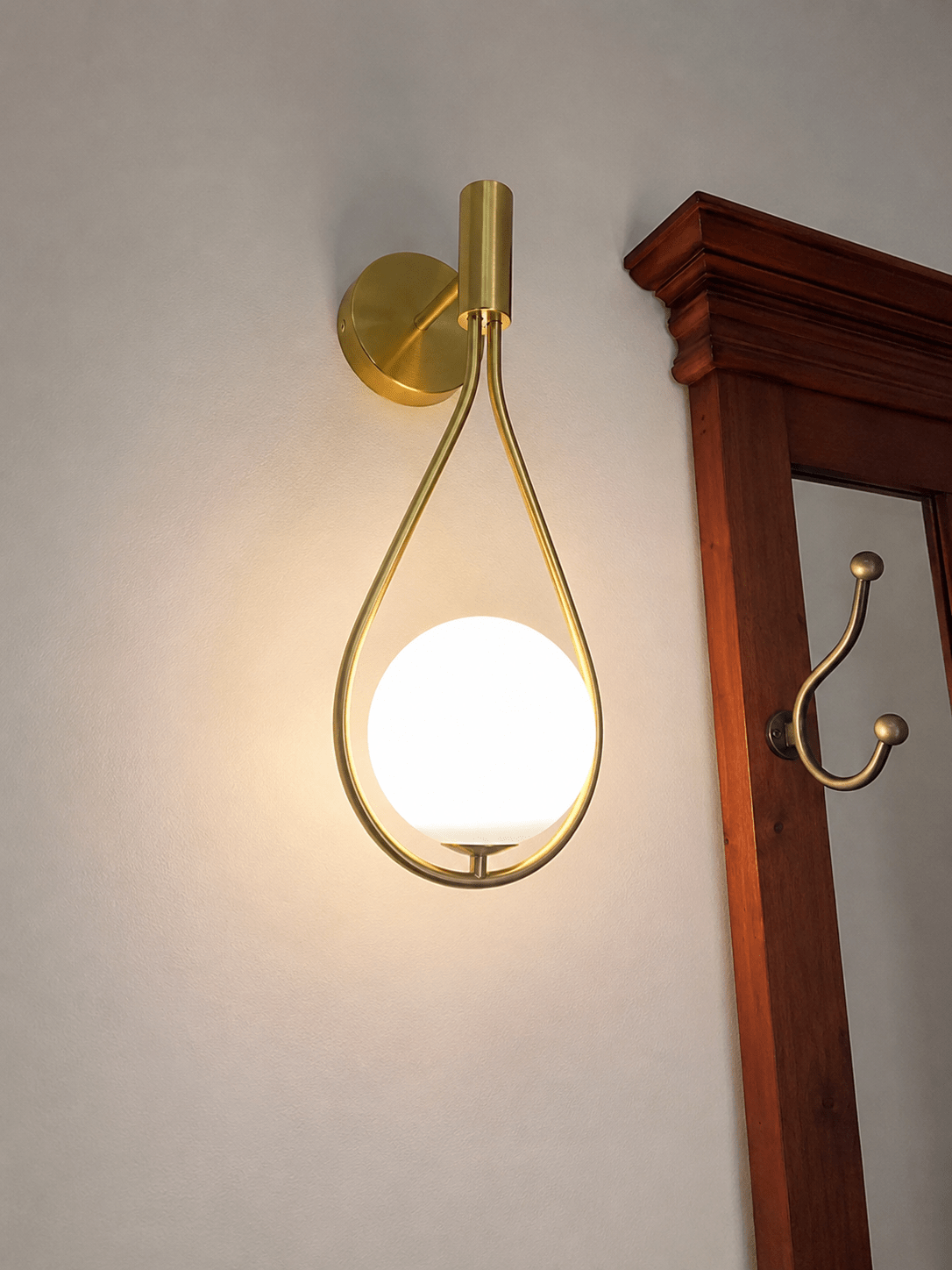 Luna |Drop Glass Ball LED Wall Sconce - Luma House