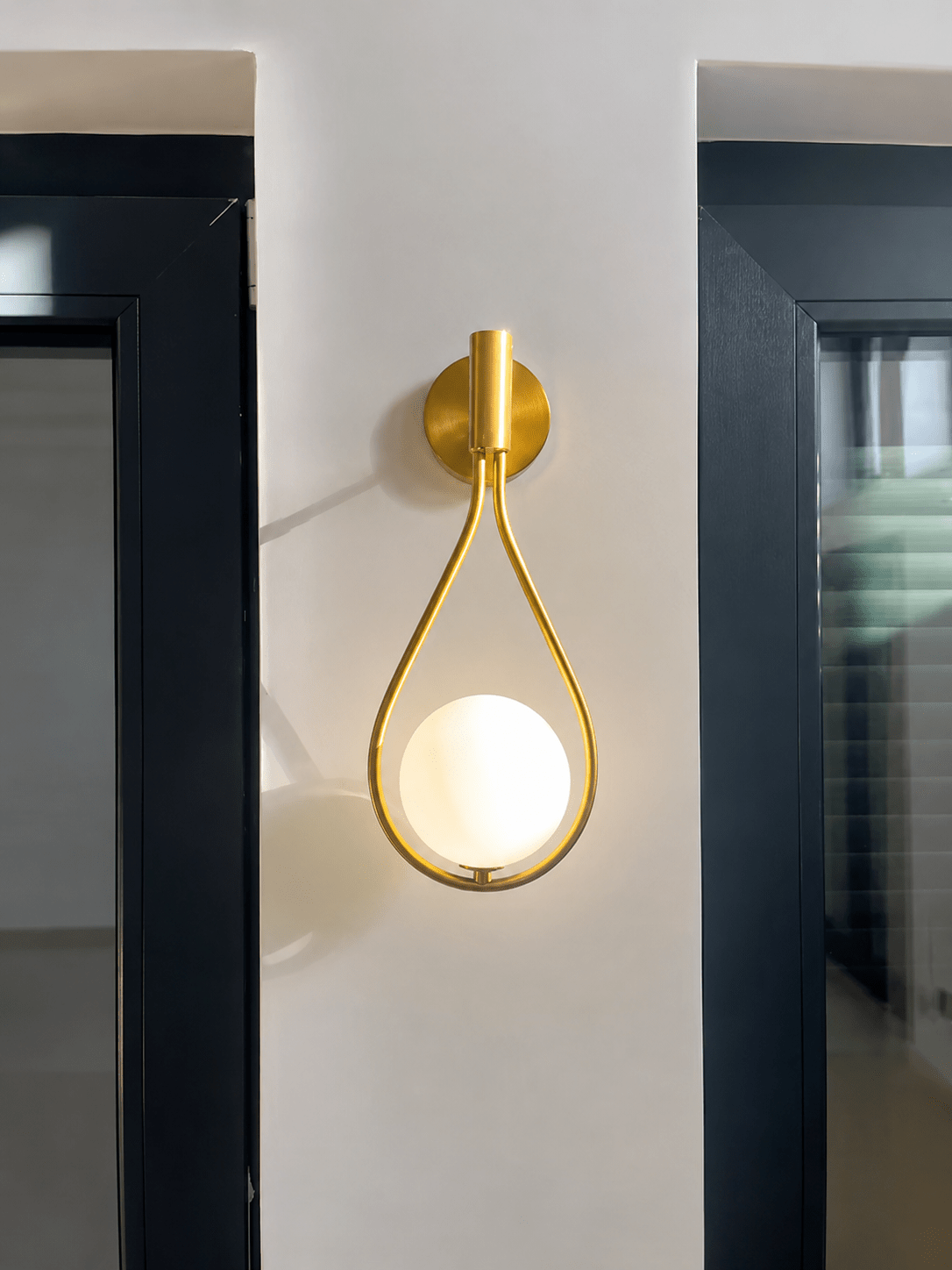 Luna |Drop Glass Ball LED Wall Sconce - Luma House