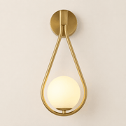 Luna |Drop Glass Ball LED Wall Sconce - Luma House