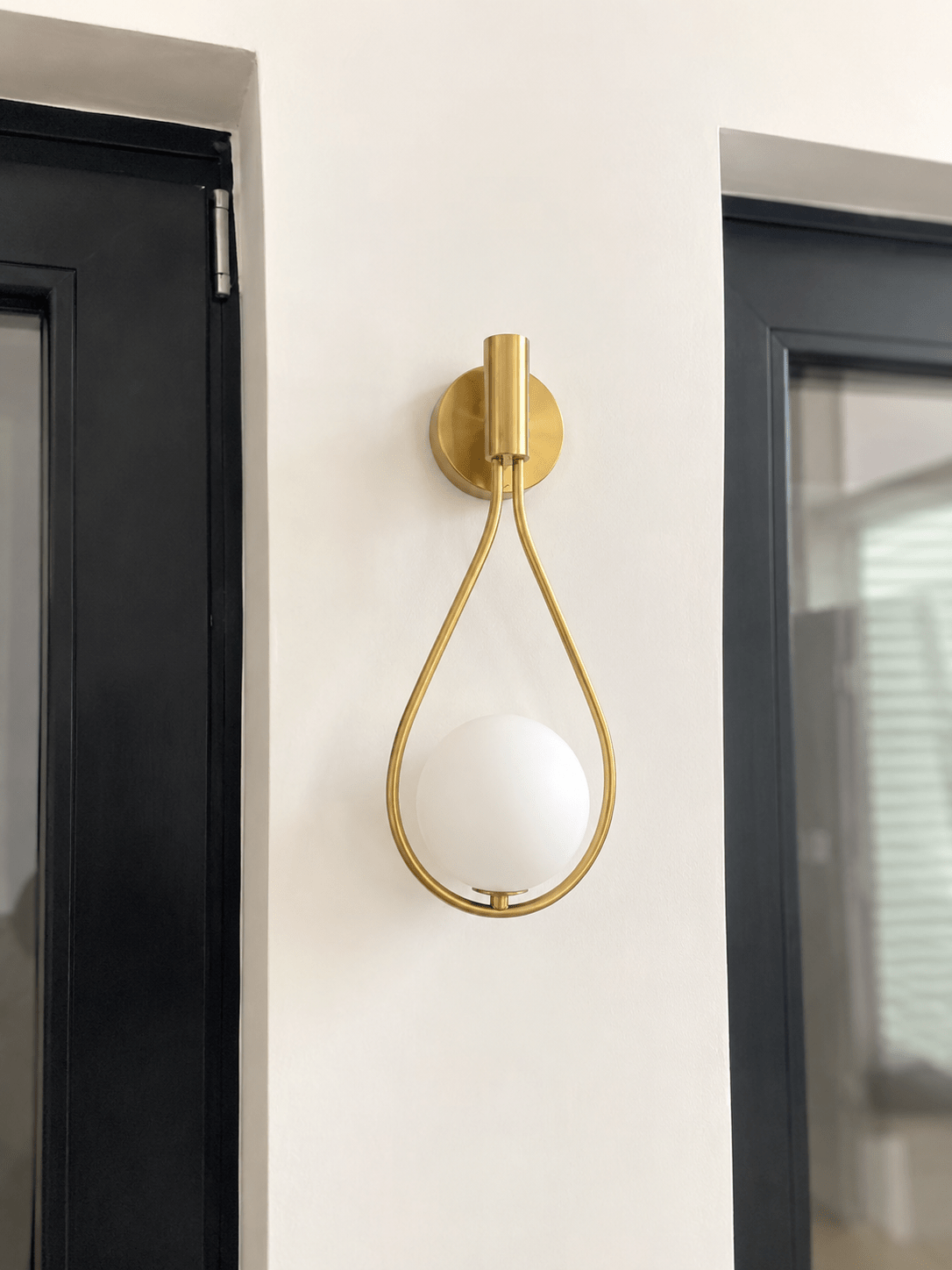 Luna |Drop Glass Ball LED Wall Sconce - Luma House