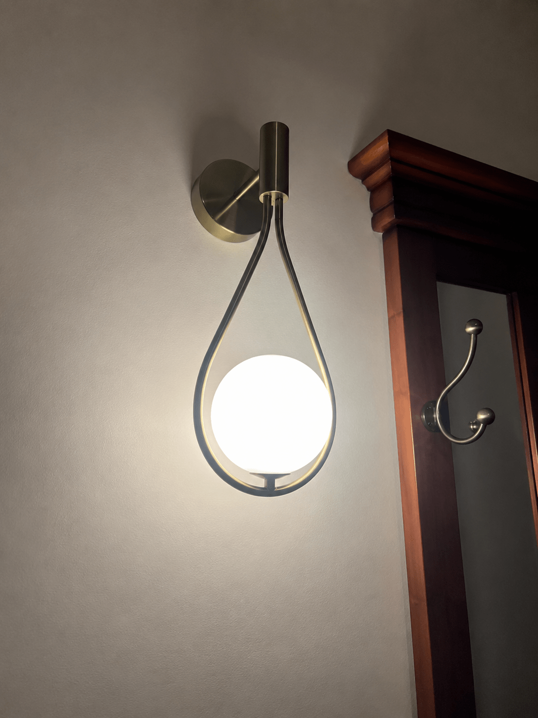 Luna |Drop Glass Ball LED Wall Sconce - Luma House