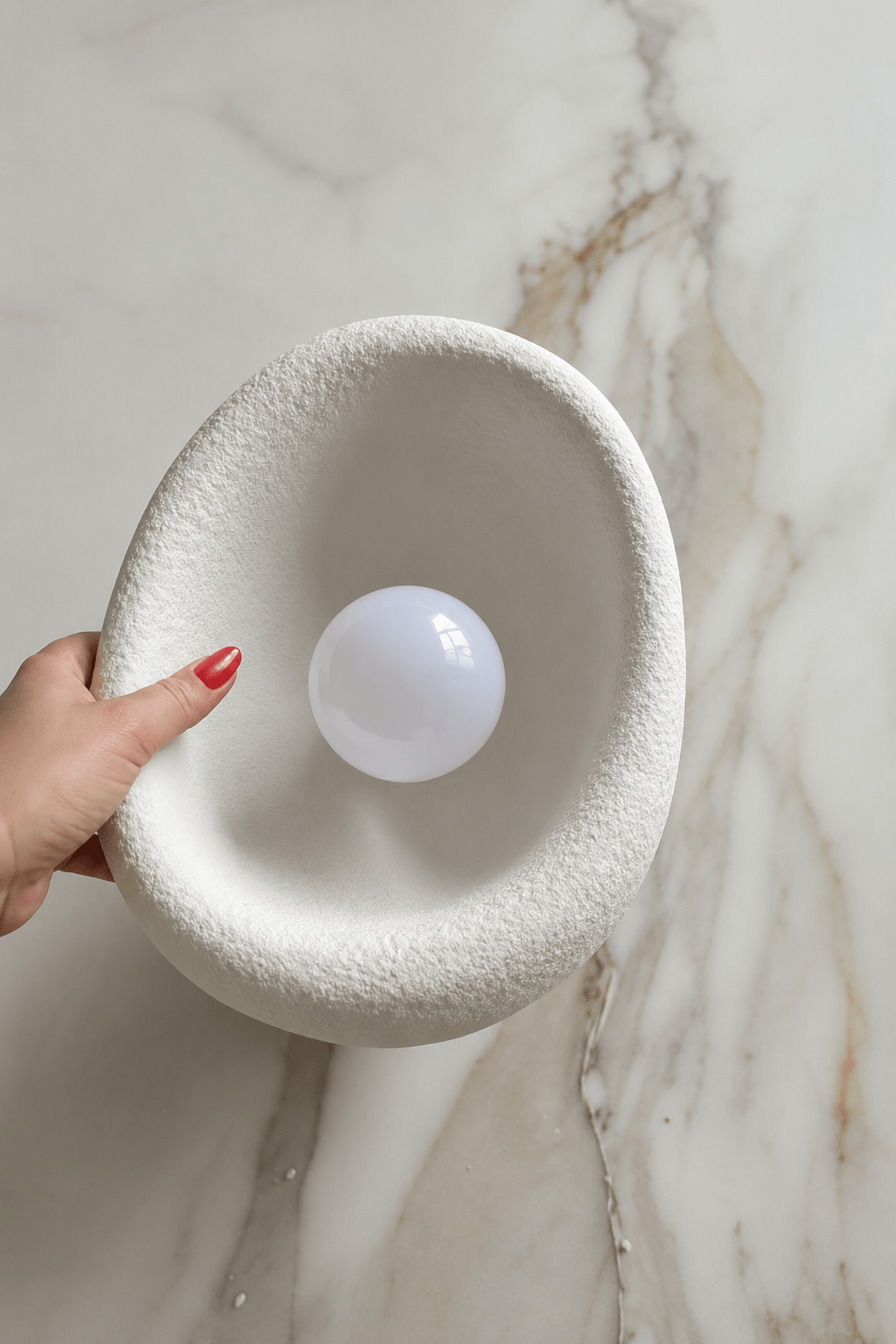 Luna | Wabi-Sabi Half-Dome Ceiling Light - Luma House