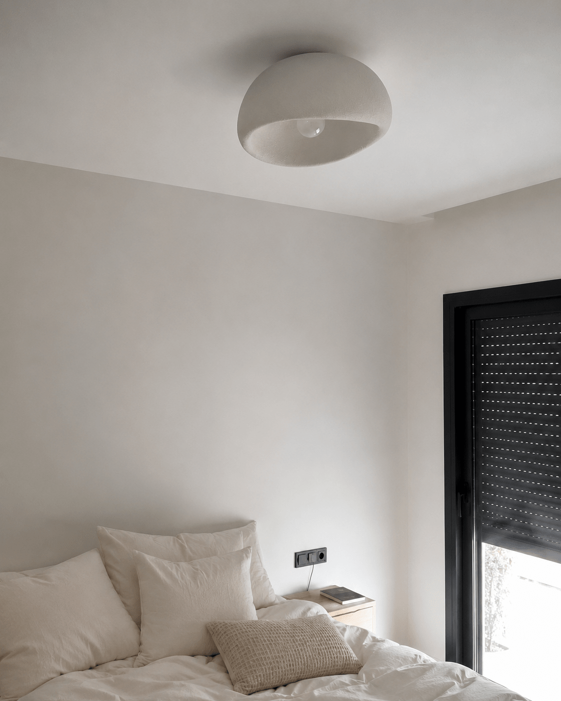 Luna | Wabi-Sabi Half-Dome Ceiling Light - Luma House
