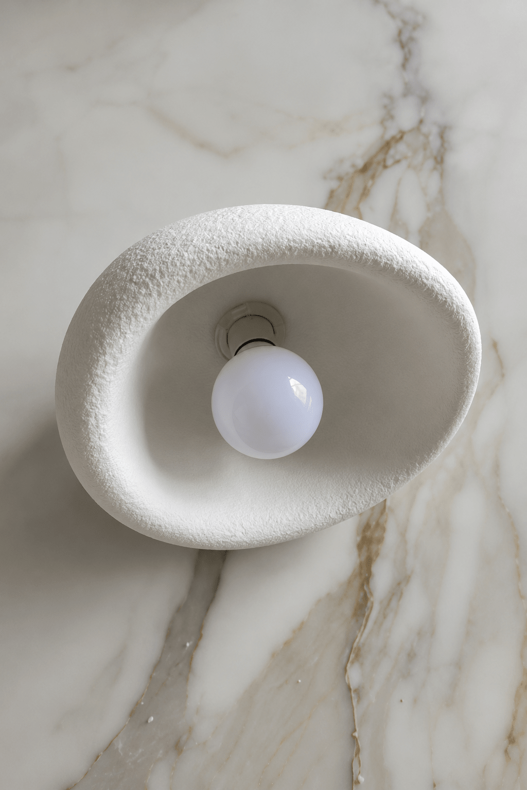 Luna | Wabi-Sabi Half-Dome Ceiling Light - Luma House