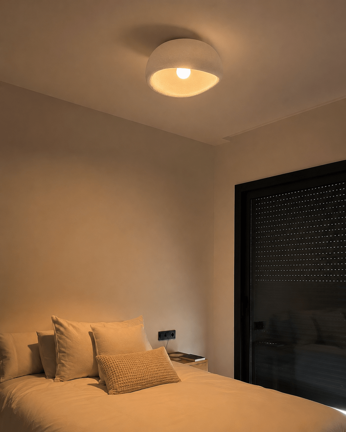 Luna | Wabi-Sabi Half-Dome Ceiling Light - Luma House