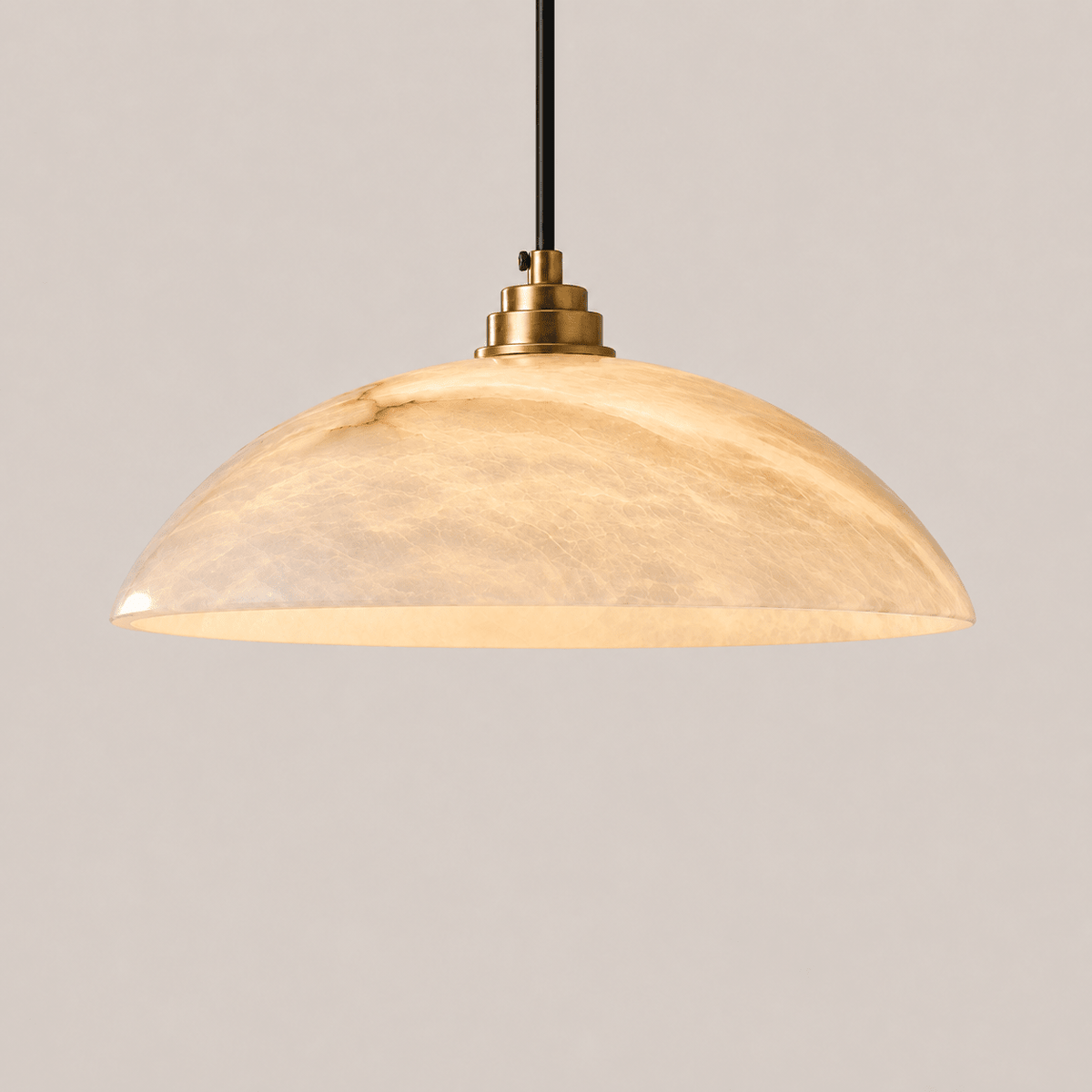 Marisol | Copper Marble Round Chandelier - Luma House