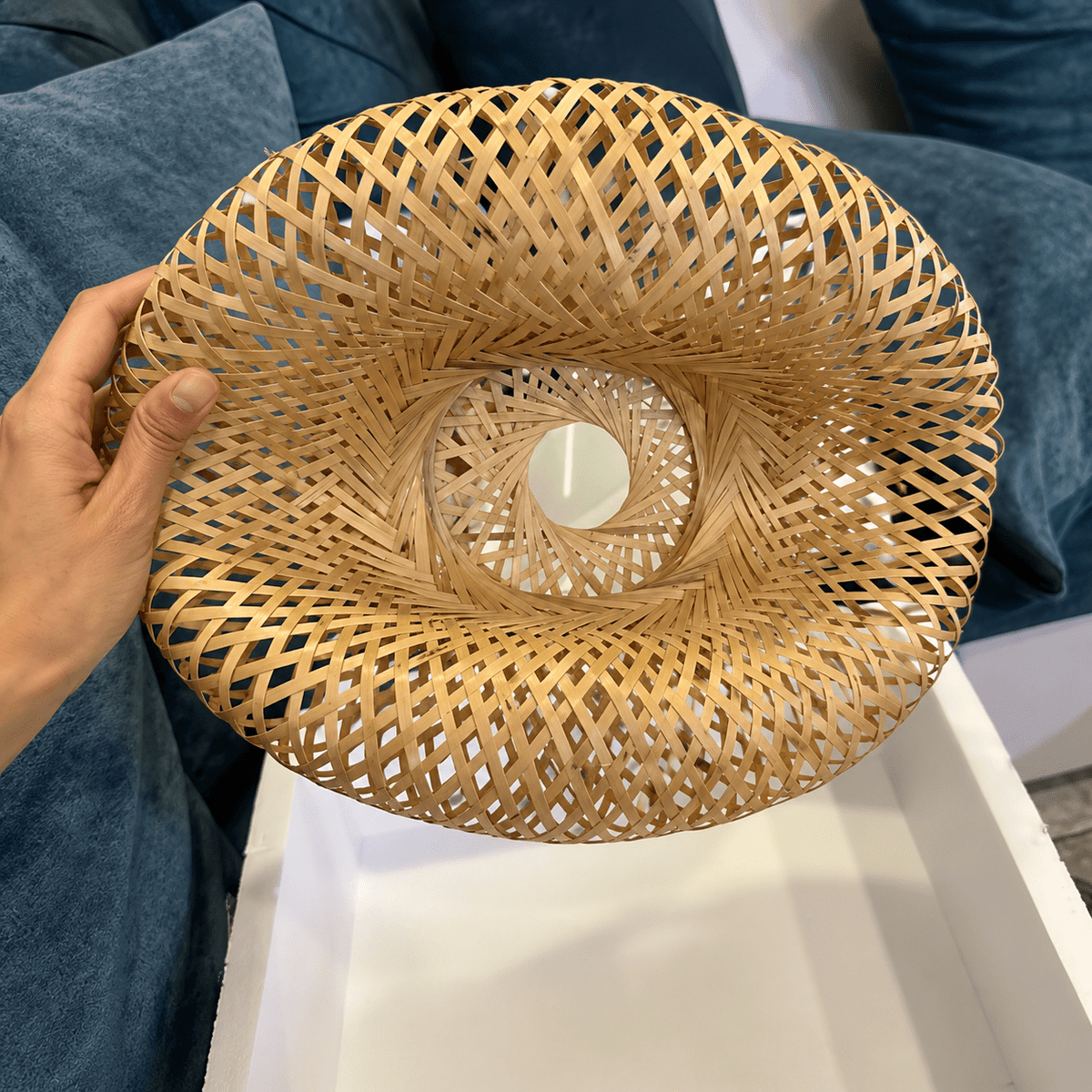 Nido | Woven Bamboo Pendant Light - Luma House