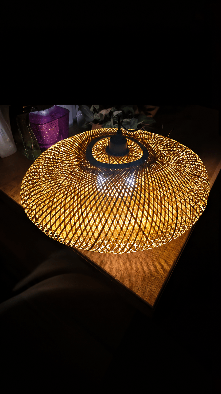 Nido | Woven Bamboo Pendant Light - Luma House