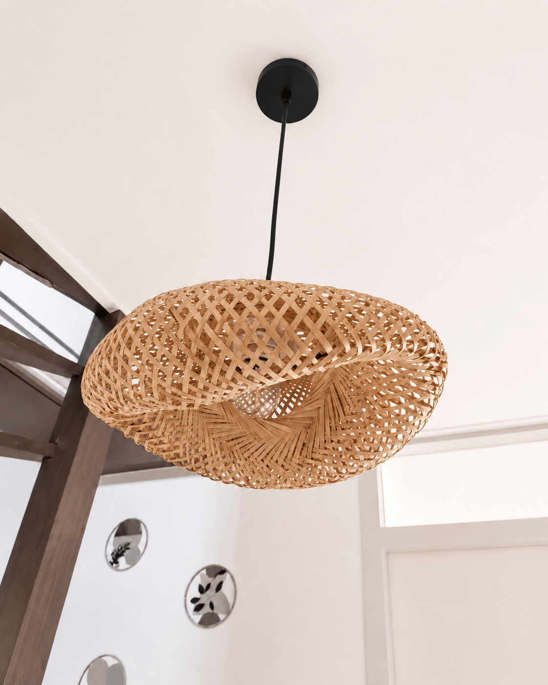 Nido | Woven Bamboo Pendant Light - Luma House