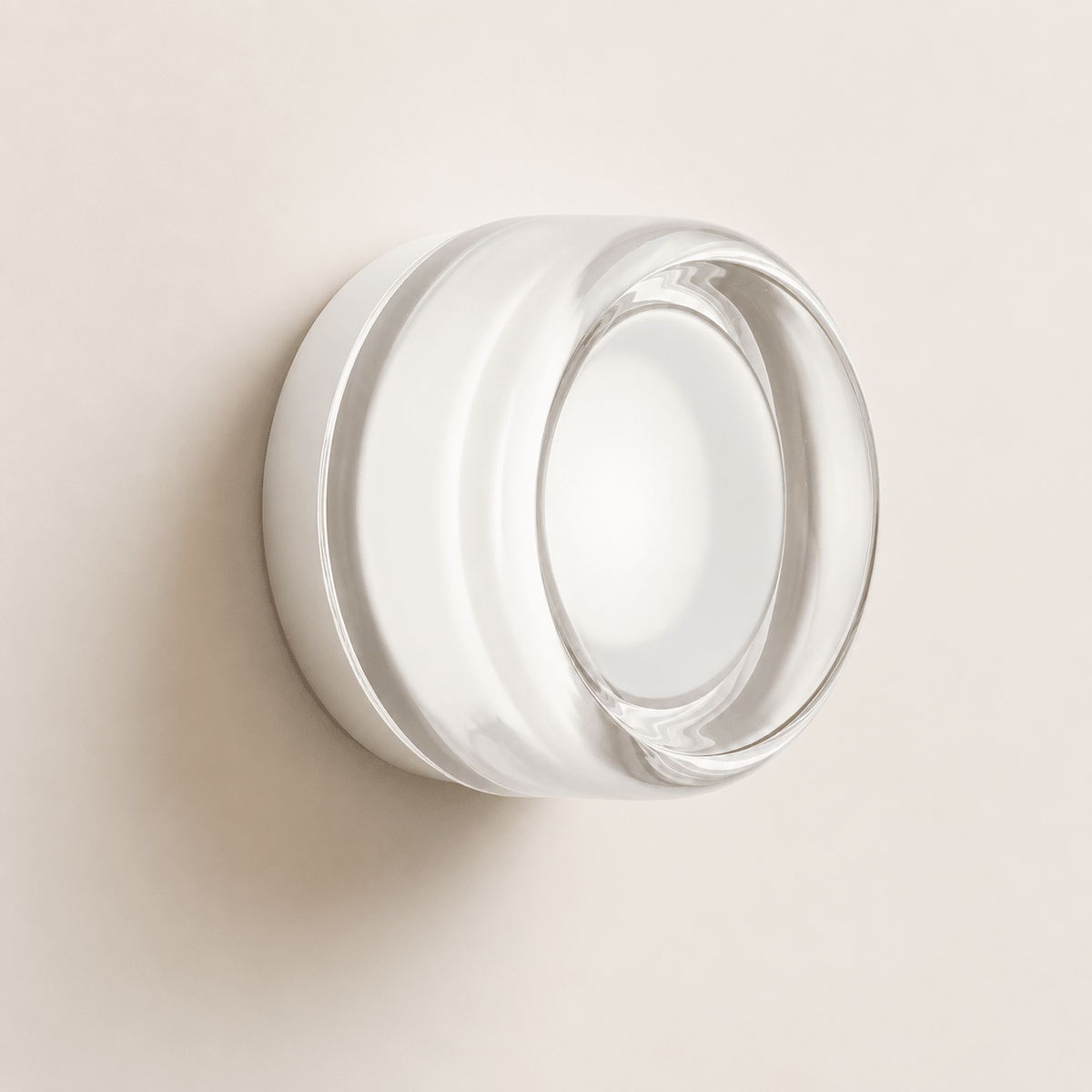 Noa | Round Glass Wall Sconce - Luma House