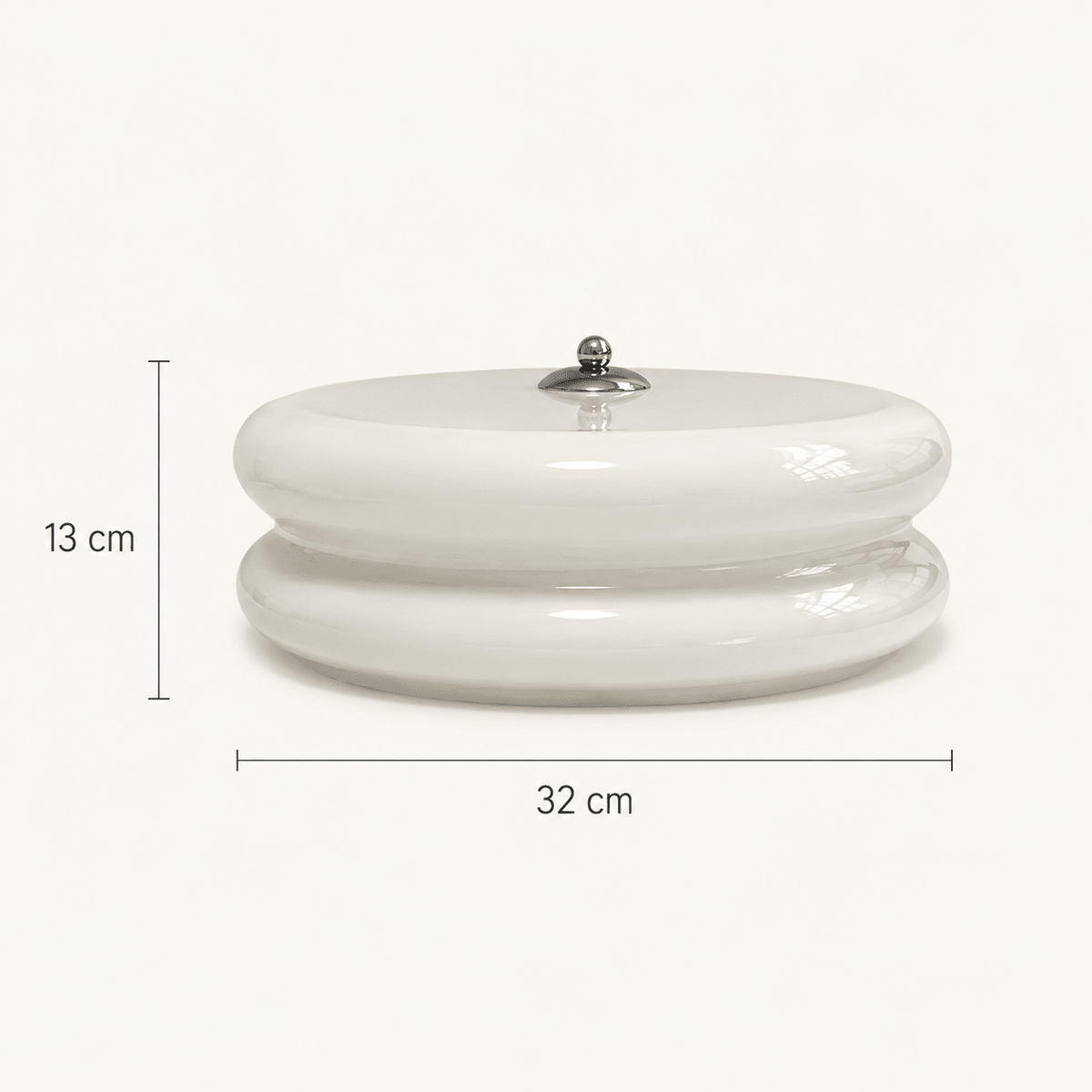 Nora | French Cream Halo Ceiling Light - Luma House