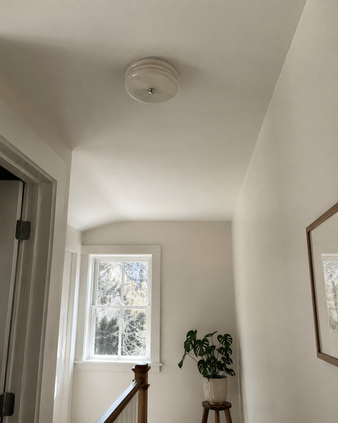 Nora | French Cream Halo Ceiling Light - Luma House