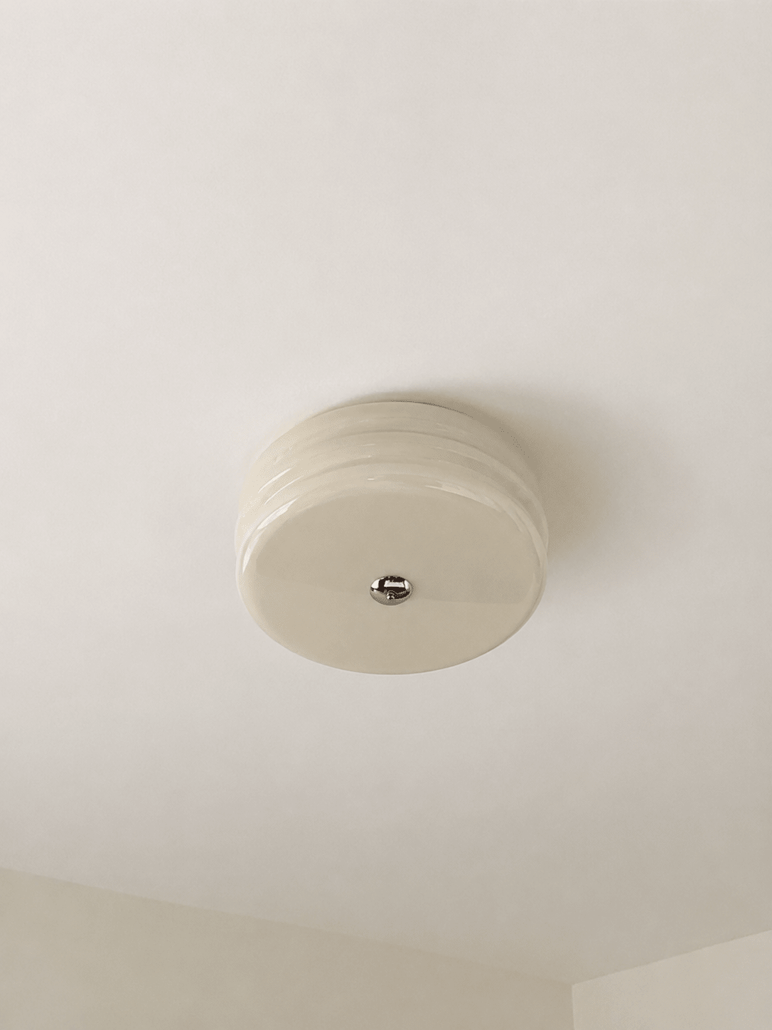 Nora | French Cream Halo Ceiling Light - Luma House