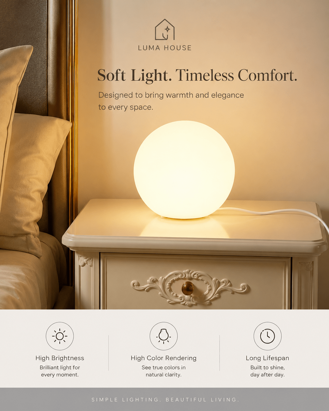 Omni | Spherical LED Night Lamp - Luma House