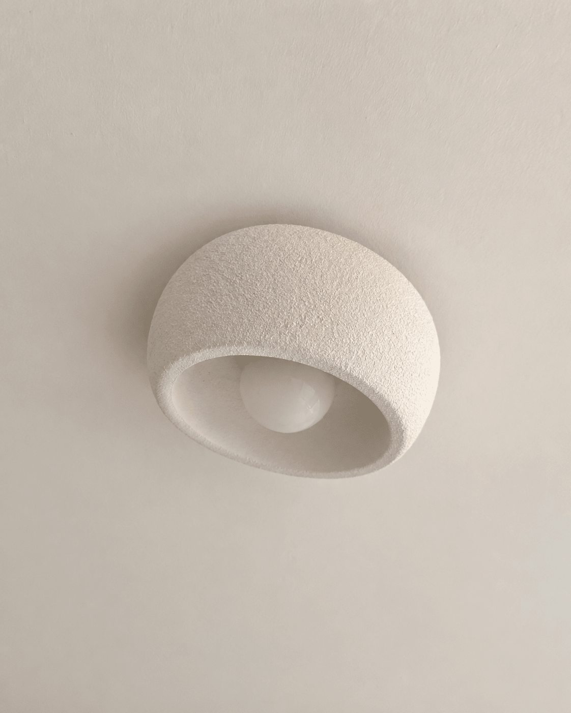Orba | Wabi-Sabi Dome Flush Mount Ceiling Light - Luma House