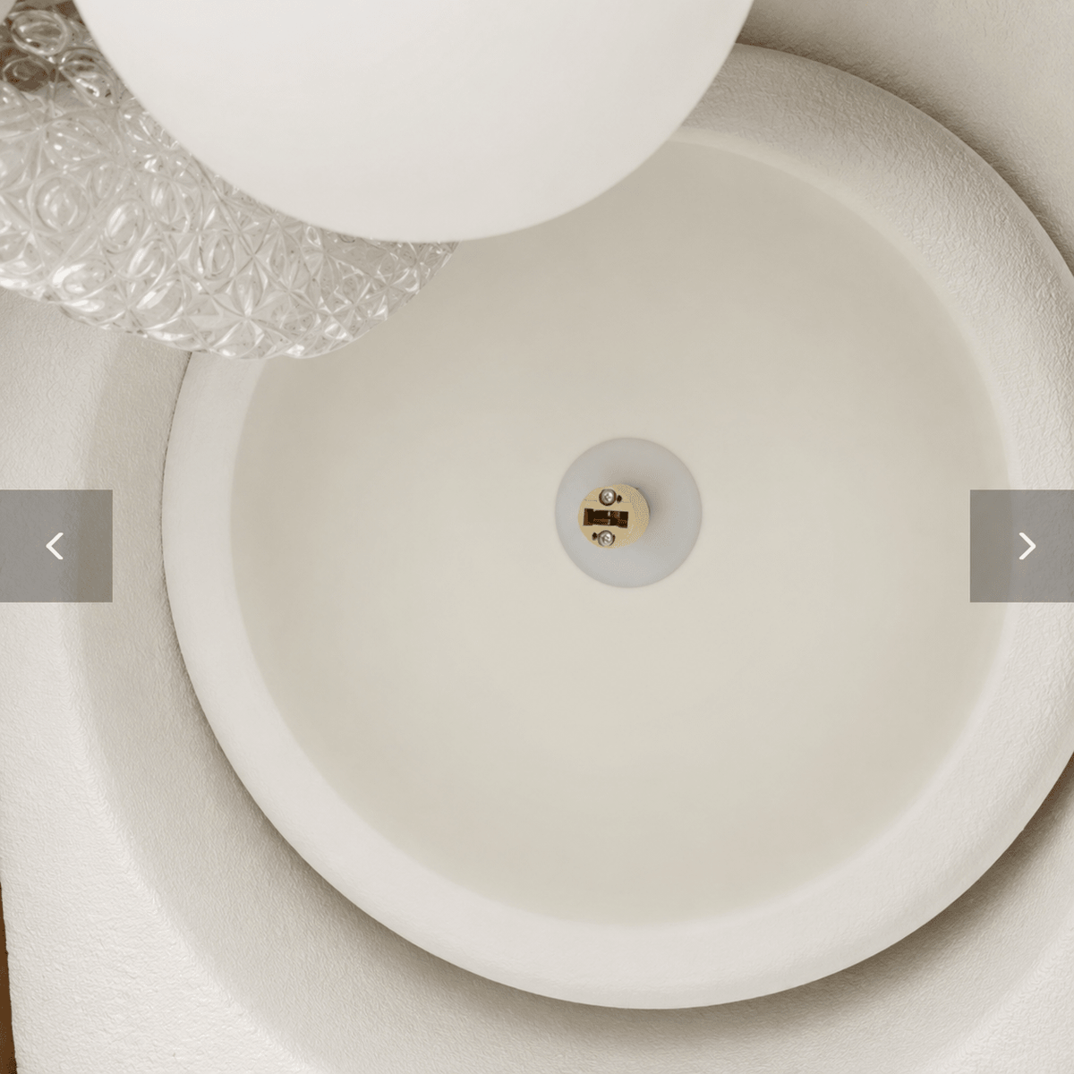 Orba | Wabi-Sabi Dome Flush Mount Ceiling Light - Luma House