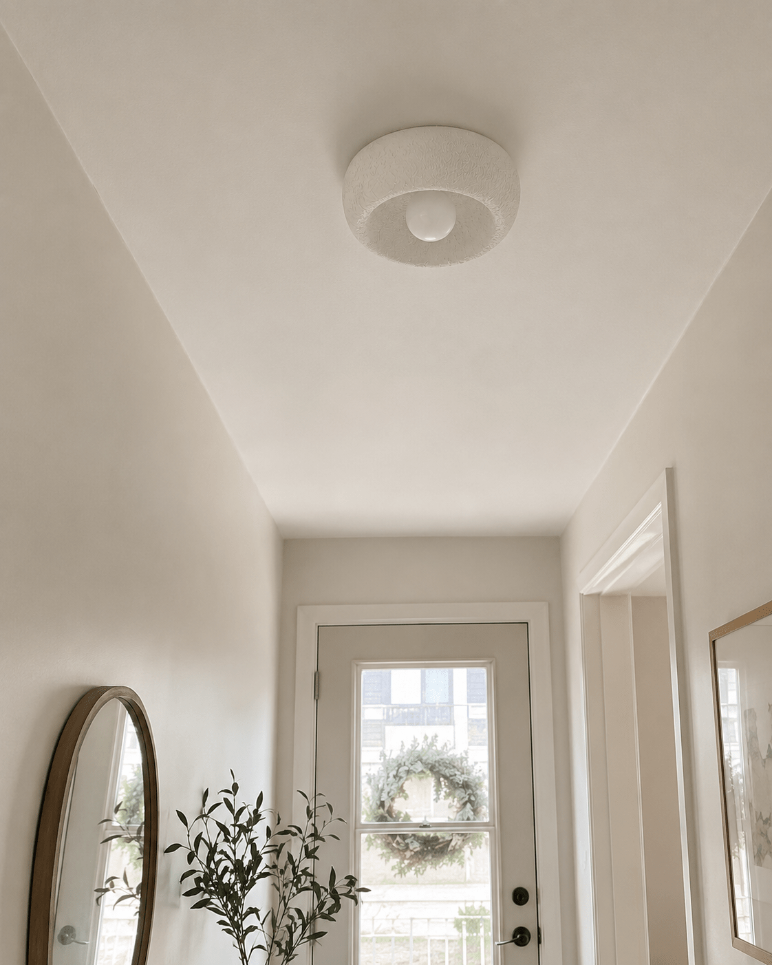 Orba | Wabi-Sabi Dome Flush Mount Ceiling Light - Luma House