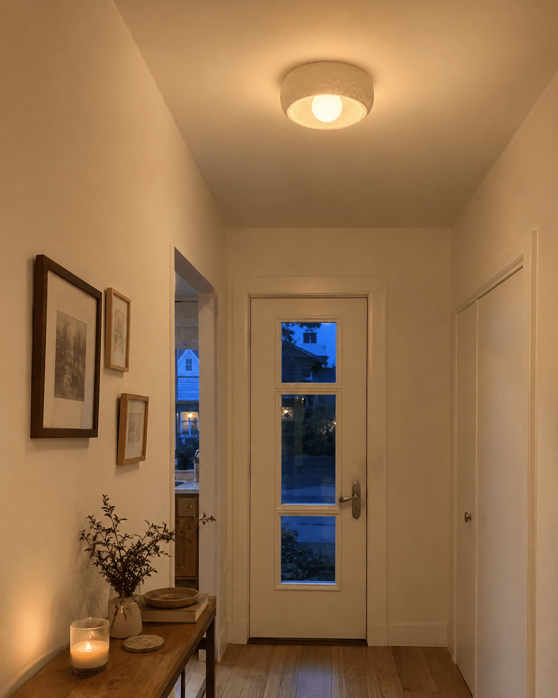 Orba | Wabi-Sabi Dome Flush Mount Ceiling Light - Luma House