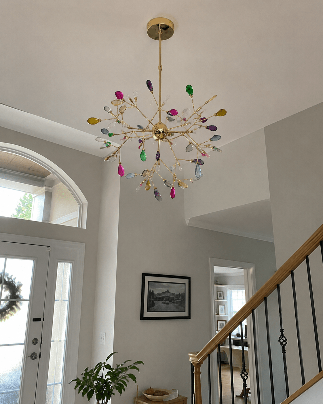 Orion | Nordic Firefly Onyx Chandelier - Luma House