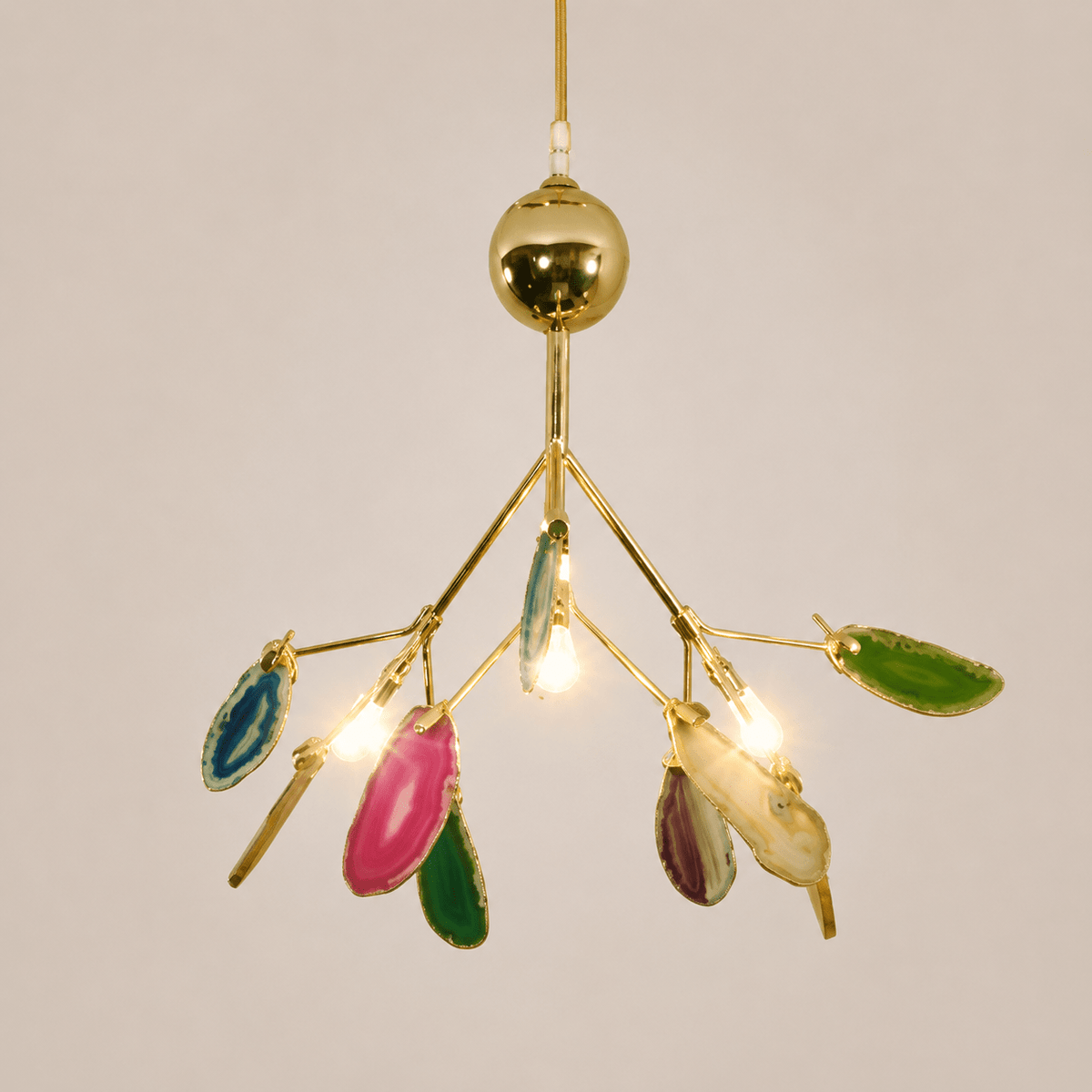 Orion | Nordic Firefly Onyx Chandelier - Luma House