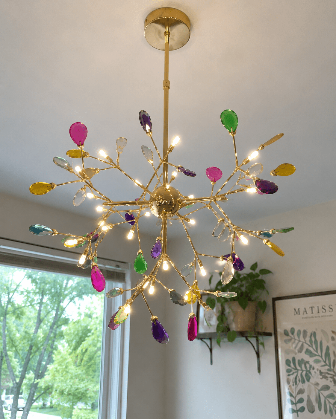 Orion | Nordic Firefly Onyx Chandelier - Luma House