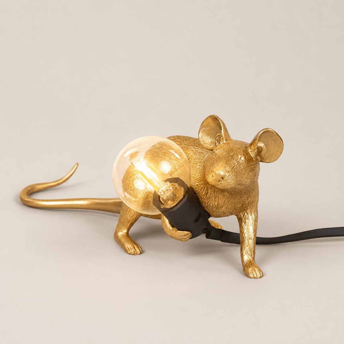 Otis | Mouse Resin Table Lamp - Luma House