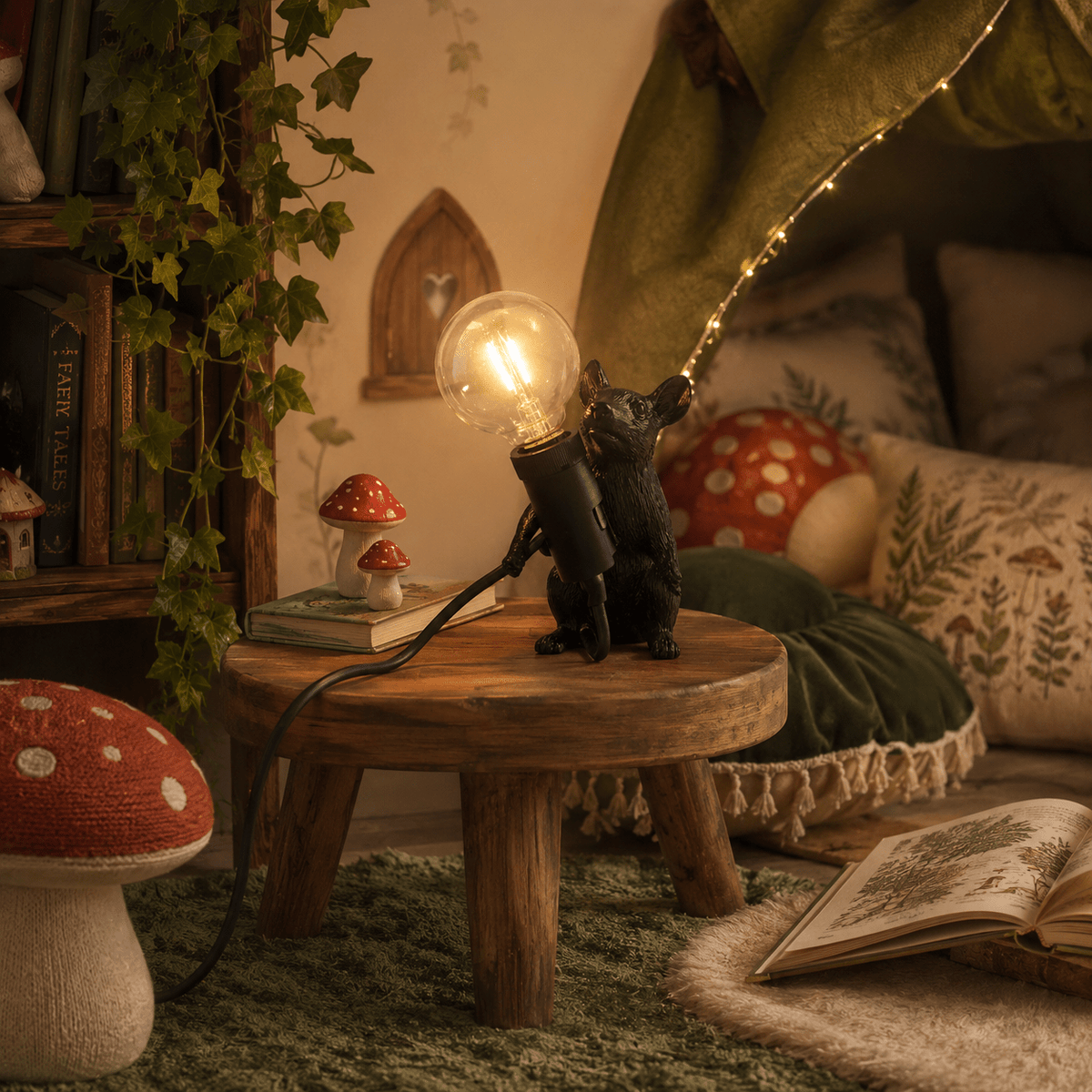 Otis | Mouse Resin Table Lamp - Luma House