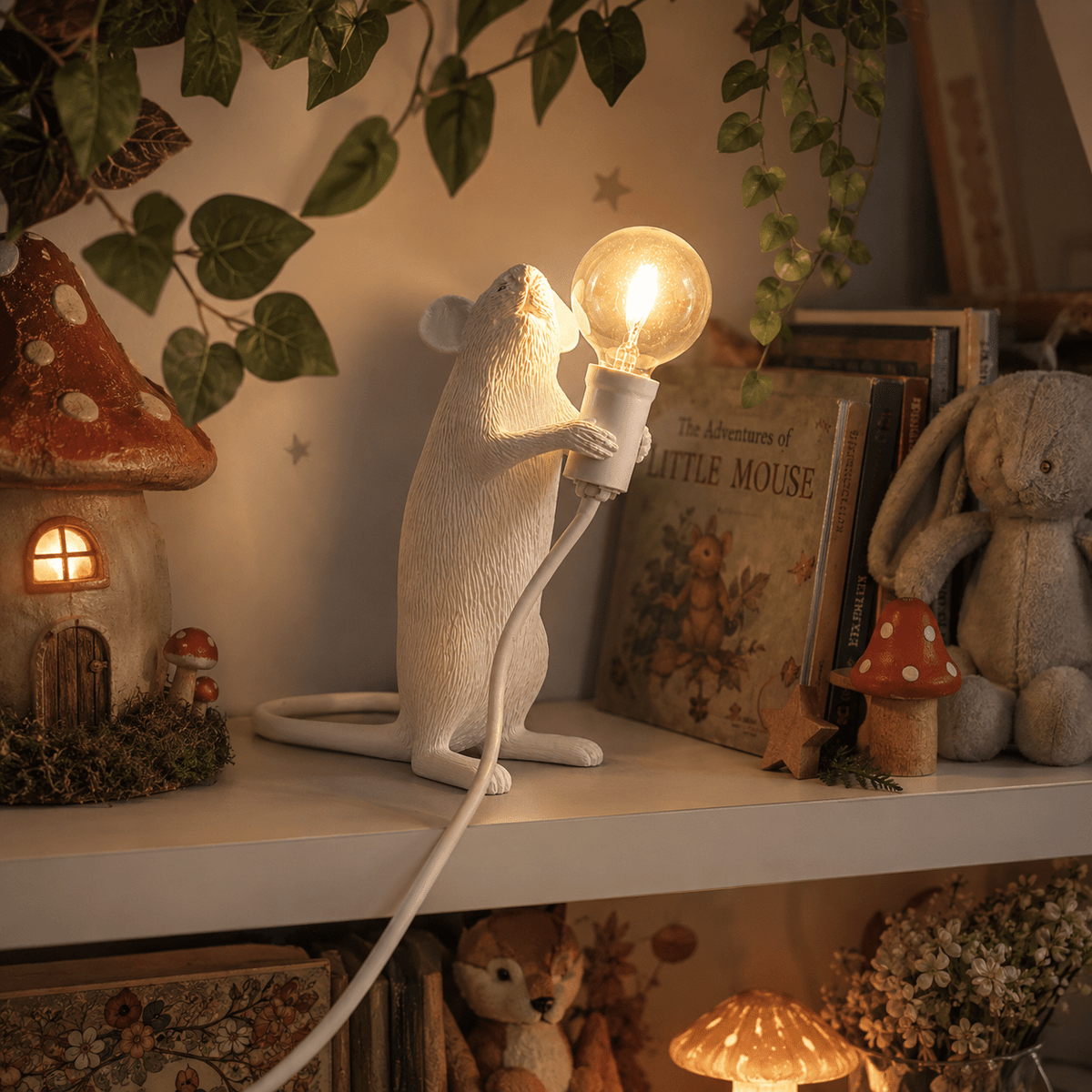 Otis | Mouse Resin Table Lamp - Luma House