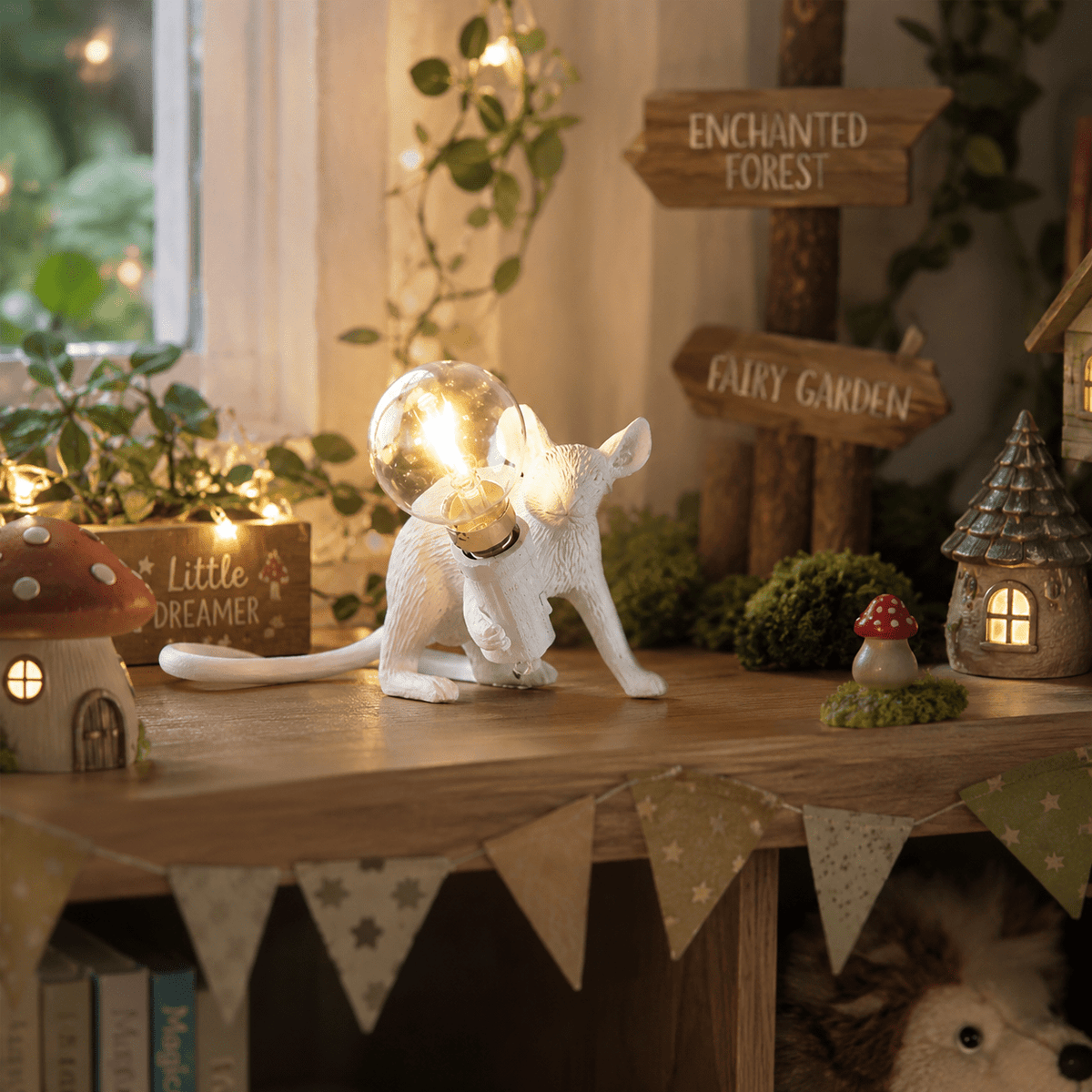 Otis | Mouse Resin Table Lamp - Luma House