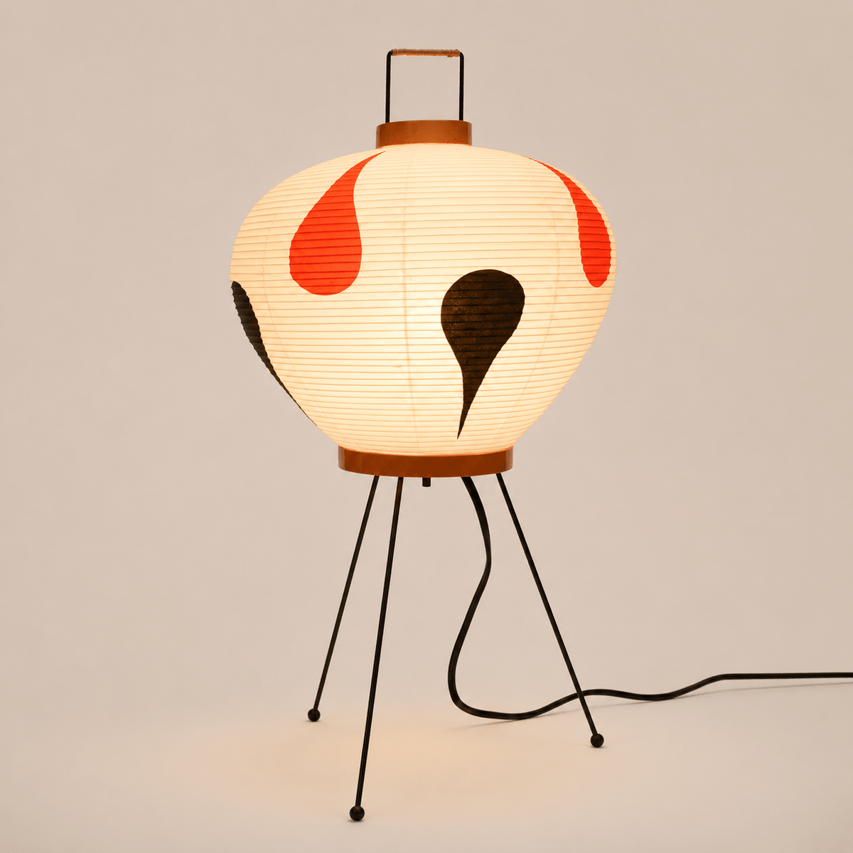 Riku | Japanese Rice Paper Lantern Floor Lamp - Luma House