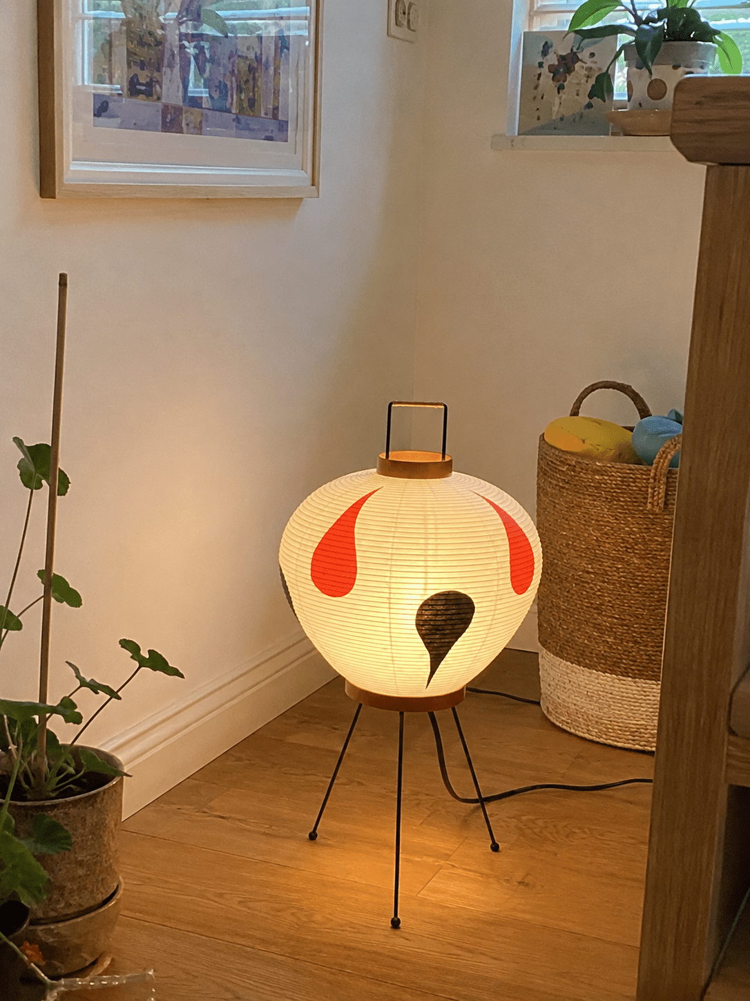 Riku | Japanese Rice Paper Lantern Floor Lamp - Luma House