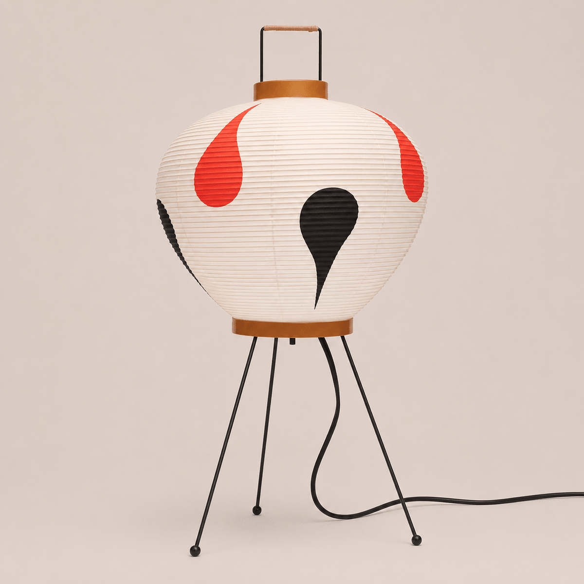 Riku | Japanese Rice Paper Lantern Floor Lamp - Luma House