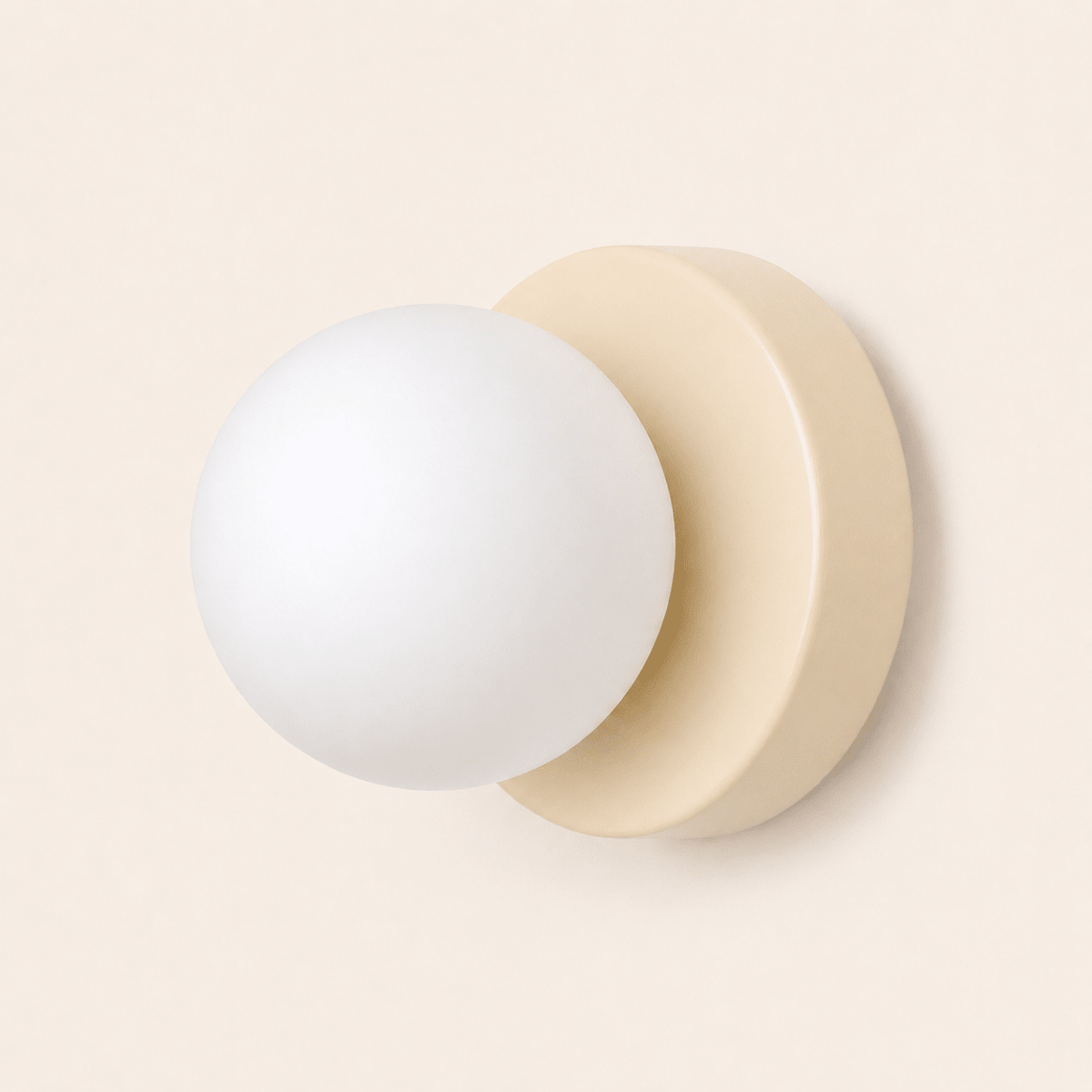 Rosalie | Macaron Sphere Glass Wall Sconce - Luma House