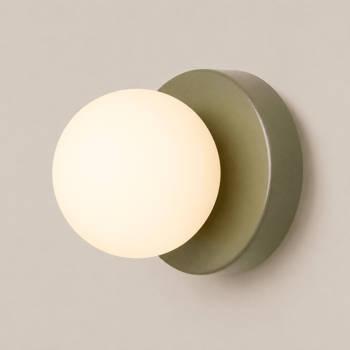 Rosalie | Macaron Sphere Glass Wall Sconce - Luma House