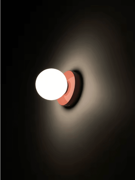 Rosalie | Macaron Sphere Glass Wall Sconce - Luma House