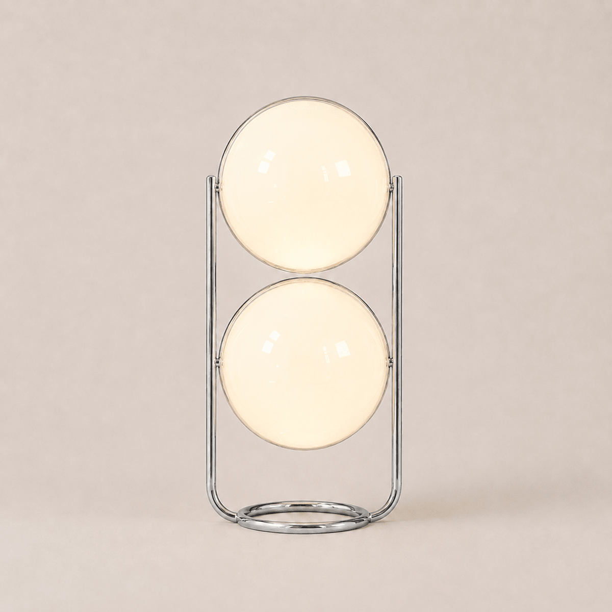 Rune | Bauhaus Acrylic Globe Floor Lamp - Luma House